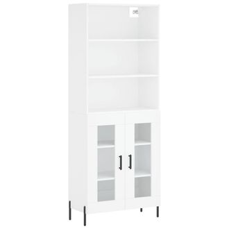 Berkfield Home Highboard White 69.5x34x180 cm Engineered Wood