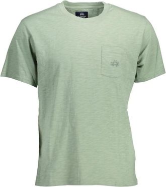 La Martina Cotton T-Shirt - Heren - T-shirts - Groen - XL - Katoen - Tops