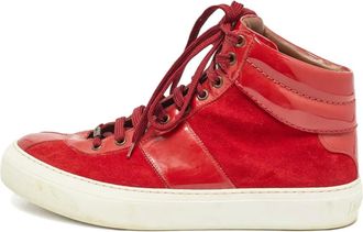 Jimmy Choo London Sneakers in pelle - Rosso