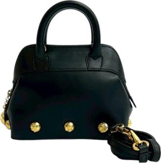 Ferragamo Pre-owned Leder 2way Mini Handtas - Dames - Vintage Handtas - Zwart - ONE Size - Leer - Vintage