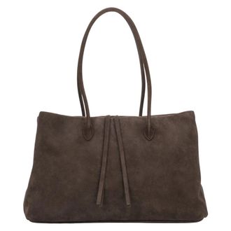 Estro & Luminara Tote Bags, female, Brown, Size: ONE SIZE Spacious Tote Bag