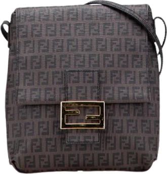 Fendi Pre-owned Vintage Crossbody Bag - Dames - Vintage Schoudertas - Bruin - ONE Size - Vintage