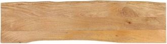 vidaXL vidaXL Piano Tavolo 180x40x2,5 cm Bordi Vivi in Legno Massello Mango