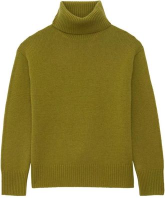 Ines De La Fressange Truien & Vesten, Dames, Groen, M, Wol, Aiden wollen trui