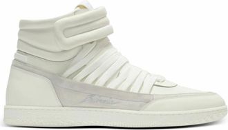 Balmain Zapatillas Deportivas Altas Swan con Cordones - Shoes - Hombre - Blanco - 43 EU
