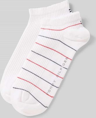 Tommy Hilfiger Socken aus Baumwoll-Mix im 2er-Pack in Weiss, Gr&ouml;&szlig;e 35-38