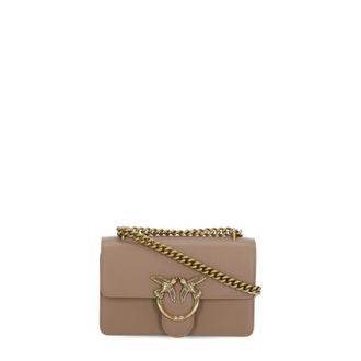 Pinko Logo Plaque Shoulder Bag