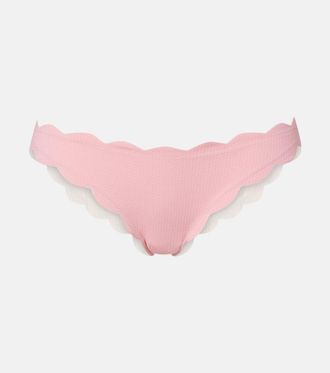 Marysia Swim Antibes scalloped bikini bottoms