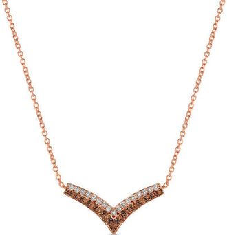 Le Vian Ladies Chocolate Diamonds Fashion Necklace in 14k Strawberry Gold