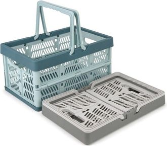 OEM Cesta De Almacenamiento Plegable - Pp - 20 L - 38 X 25 X 20 Cm - Para Casa Picnic Compras - 2 Unidades