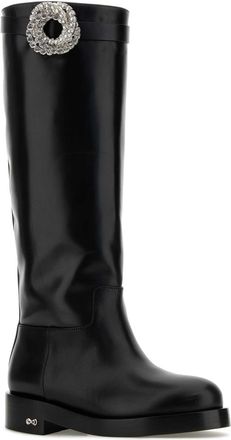 Mach & Mach Womens Mach&mach Galaxy Boot Black Leather
