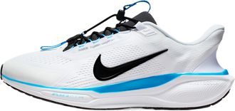 Nike Nike Mens Pegasus Easy on Sneaker, White/Metallic Silver/Black/Blue Hero, 8 UK