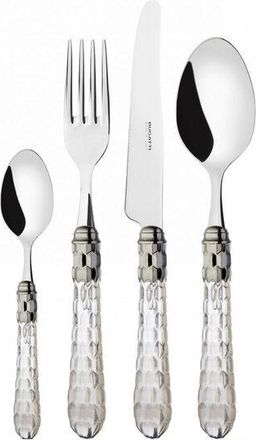 Bugatti Conjunto De 24 Piezas En Caja De La Galer&iacute;a Transparente Transparente Cristallo Ghiera Cromata Bugatti