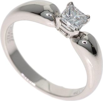Van Cleef & Arpels Platinum 1000 Band Ring (Pre-Owned)