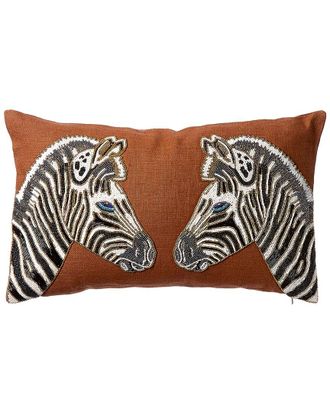 Jonathan Adler Animalia Beaded Pillow Kit - Zebra