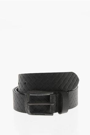 Diesel 40mm Braided Leather Belt size 100