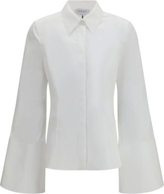 Gabriela Hearst Camicia Jataya in Cotone Sagomata - - Blouses & Shirts - Donna - Bianco - S