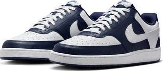 Nike Court Vision Low Sneaker in 400 Midnight Navy/white at Nordstrom Rack, Size 11