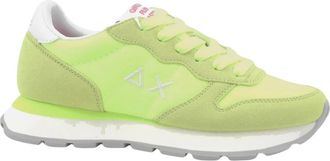 Sun 68 Ally Solid Sneakers - Dames - Sneakers - Geel - 37 EU - Leer - Schoenen