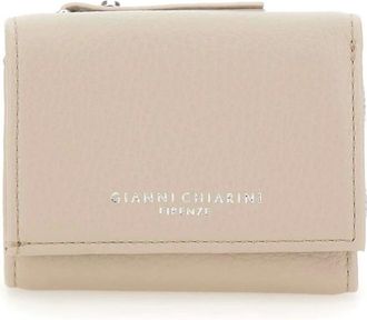 Gianni Chiarini Accessoires, Dames, Beige, ONE Size, Leer, Grain Wallet