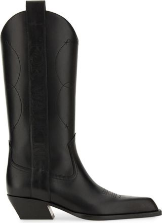 Off-white Black Texas Boots