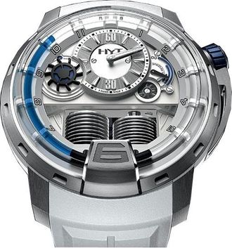 HYT H1 Iceberg Palladiumn Grey Dial Titanium Mens Watch 148-TT-11-BF-RW