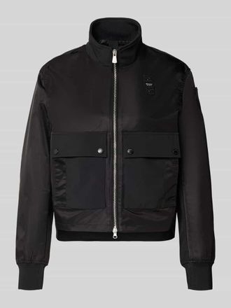 Blauer Jacke mit Stehkragen Modell CARNY in Black, Gr&ouml;&szlig;e XL