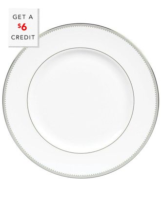 Wedgwood Vera Wang For Wedgwood 10.75In Grosgrain Dinner Plate With $6 Credit