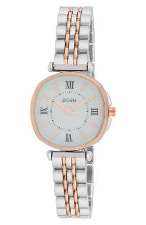 BCBGeneration Oval Bracelet Strap Watch, 28mm in Two Tone at Nordstrom Rack