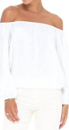 Sole Tulum Off The Shoulder Top In White