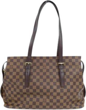 Louis Vuitton Pre-owned Schoudertas - Dames - Vintage Shopper - Bruin - ONE Size - Vintage