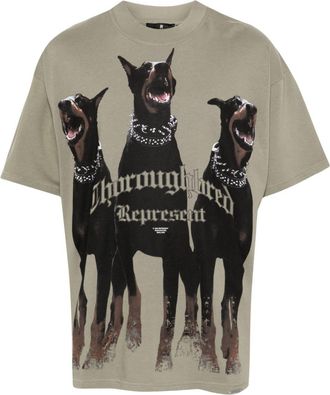 Represent Thoroughbred T-shirt - men - Cotton - M - Green