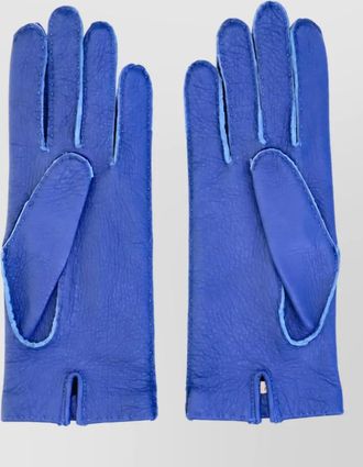 Ami leather gloves