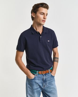 GANT Poloshirt »SLIM SHIELD SS PIQUE POLO« mit Logostickerei auf der Brust