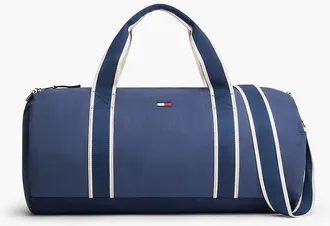 Tommy Hilfiger Colorblock Canvas Duffel Bag - Faded Indigo/Carbon Navy