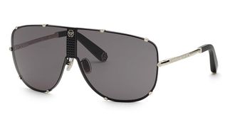 Philipp Plein SPP075M 0K07 Mens Sunglasses Black Size 69