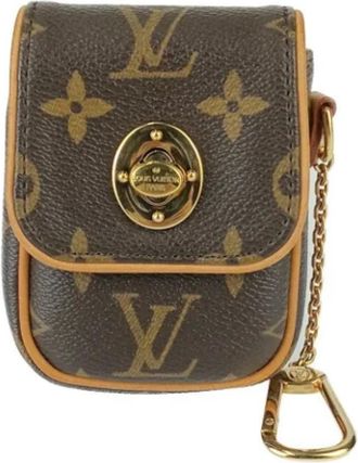 Louis Vuitton Pre-owned Clutches, female, Brown, Size: ONE SIZE Pre-owned Canvas pouches