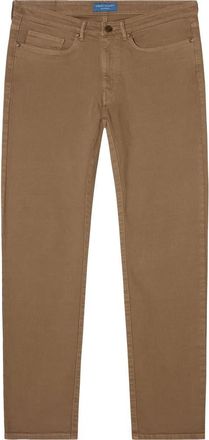 Robert Talbott Hudson Comfort Stretch 5 Pocket Pant in Earth Brown at Nordstrom, Size 35 X 32