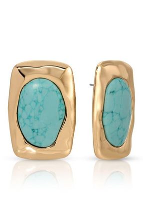 Ettika Hidden Treasures Turquoise Drop Earrings at Nordstrom
