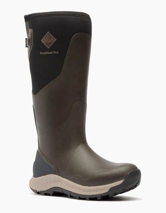 The Original Muck Boot Company Mens Muck Boots Woodland Pro Rubber Mens COFFEE Wellington Boots - Brown - Size: 12