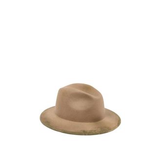 Dondup Cappello in feltro - Dames - Hoeden - Beige - ONE Size - Accessoires