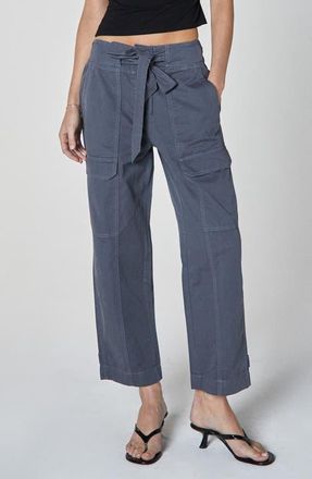 Unpublished Mia Drawstring Cargo Pants in Blue Note at Nordstrom, Size 24