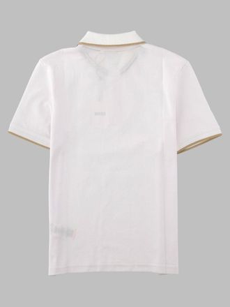 HUGO BOSS Logo Patch Polo Shirt - White
