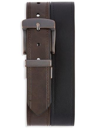 Levi's Big & Tall Bridle Reversible Casual Belt in Brown/black at Nordstrom, Size 58 Big