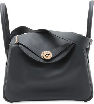 Herm&egrave;s Borsa a tracolla Verso Lindy 26 in pelle Swift 2024 - Grigio