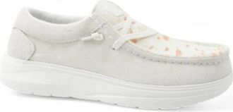 Hey Dude Schoenen met veters - Dames - Veterschoenen - Wit - 38 EU - Leer - Schoenen
