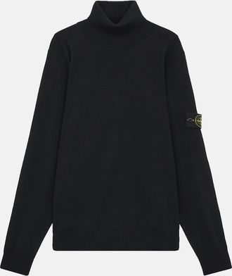 Stone Island Mens T Neck 5100025 Sweater Black - Size: 42