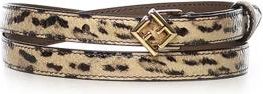 Fendi Belts, female, Brown, Size: 75 CM FF Diamonds Belt