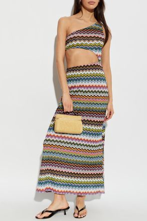Missoni One-shoulder Dress, Womens, Multicolour
