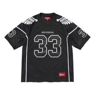 SUPREME SS26 Wings Football Jersey Black SUP-SS26-294-BLK